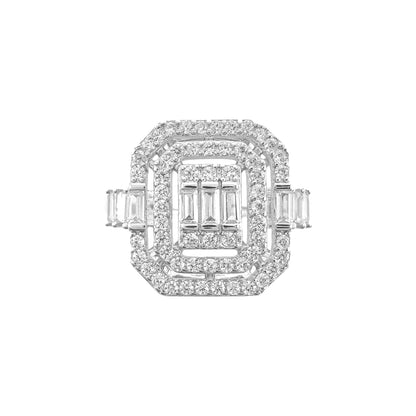Baguette Stone Detail Ring