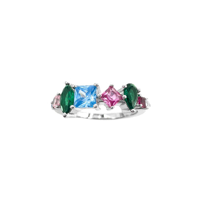 Mixed Color Stone Ring