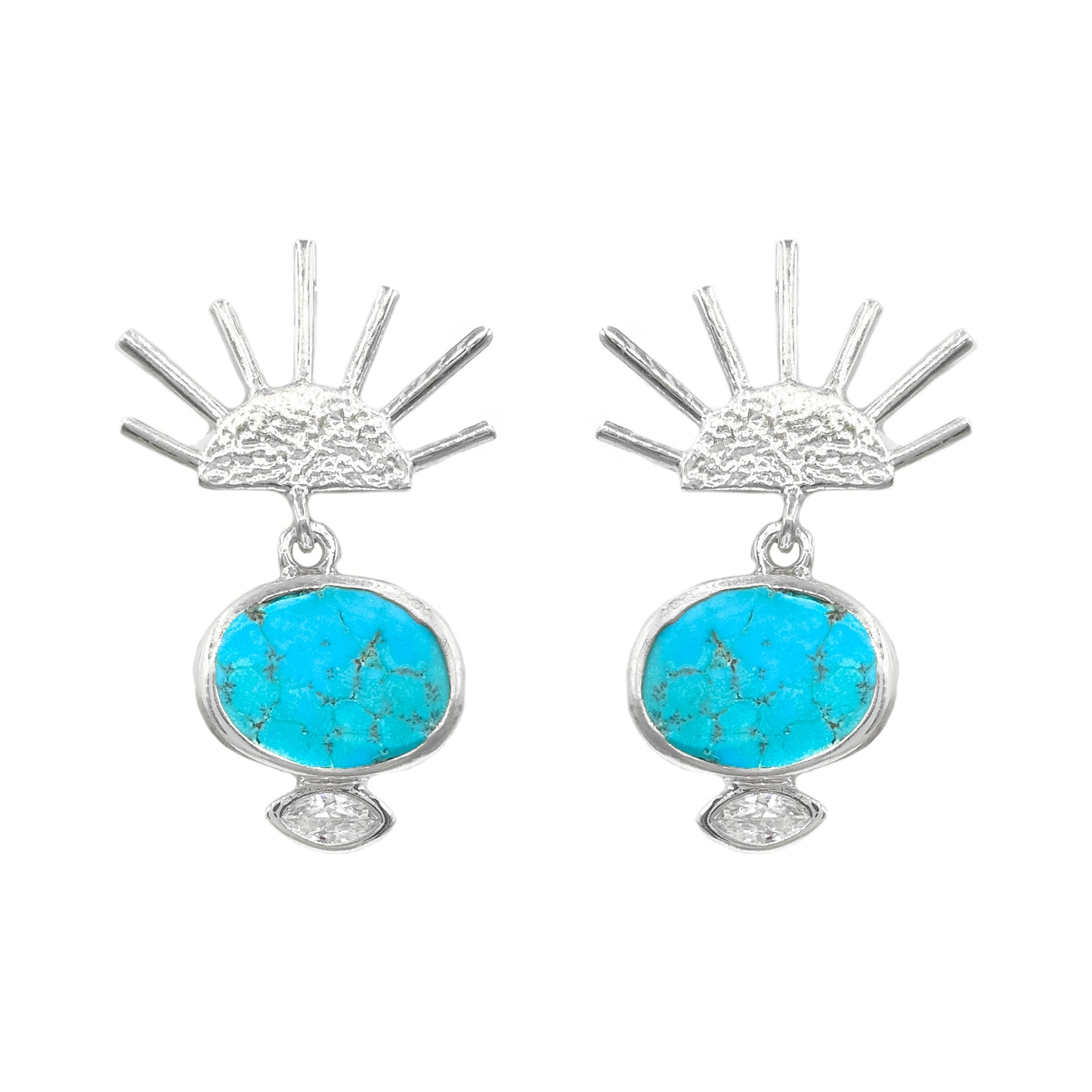 Turquoise Stone Earrings