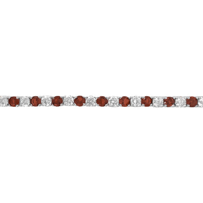 Üç Mm Garnet Taşlı Suyolu Bileklik