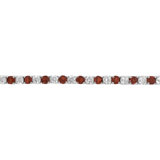 Üç Mm Garnet Taşlı Suyolu Bileklik