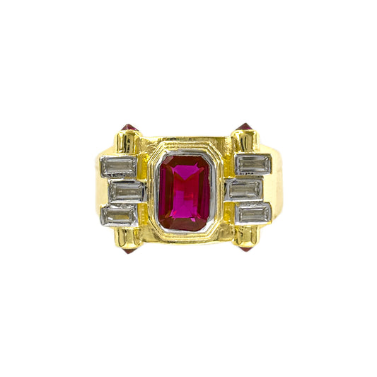 Fuchsia Stone Ring