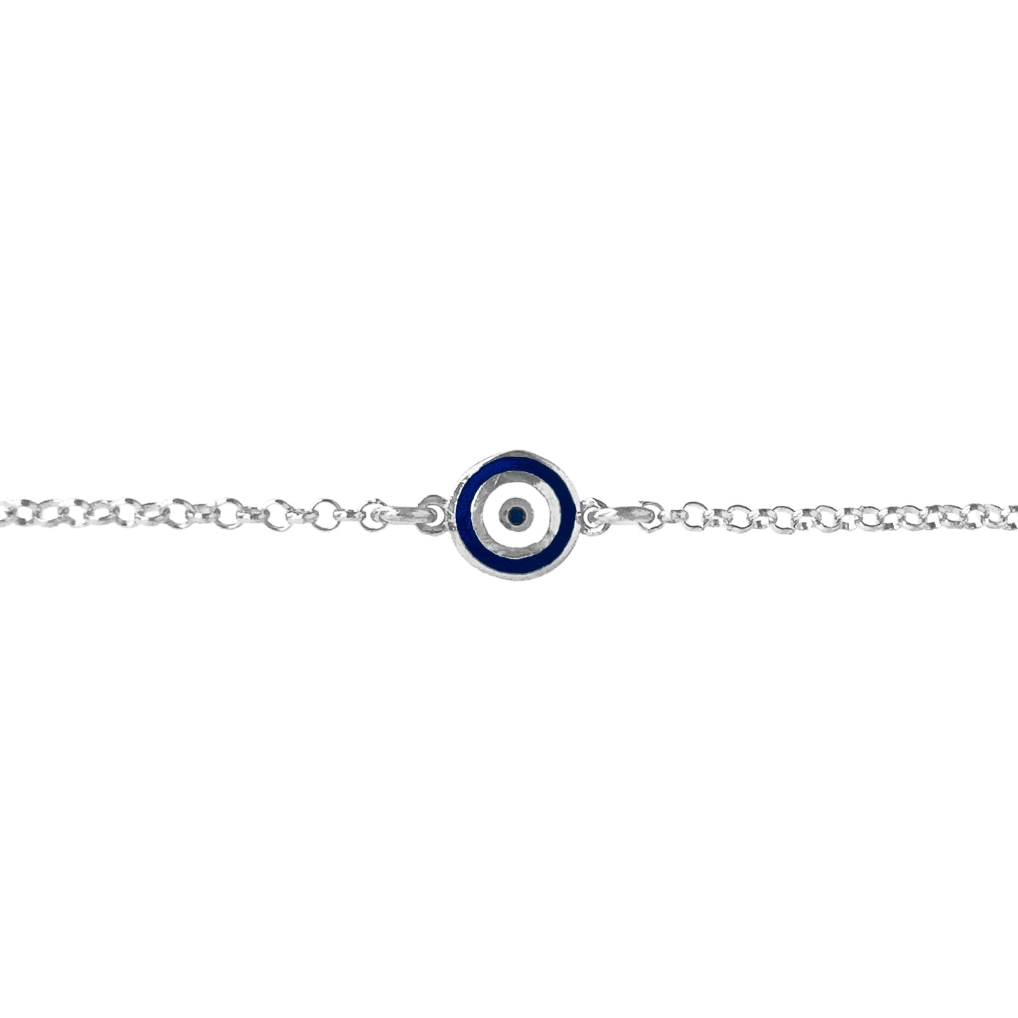 Double Sided Blue and Navy Blue Evil Eye Bracelet