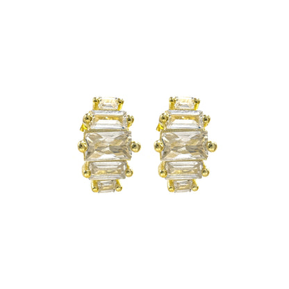 Stair Baguette Earring