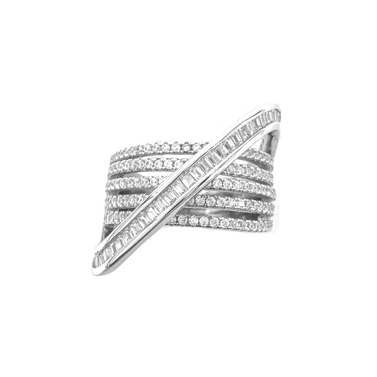 Baguette Row Transitional Ring