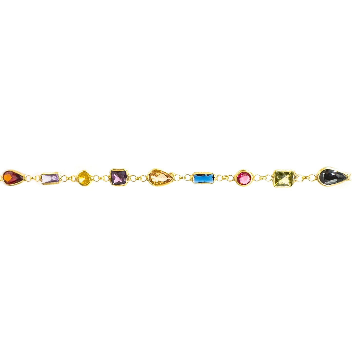 Mixed Color Stone Bracelet