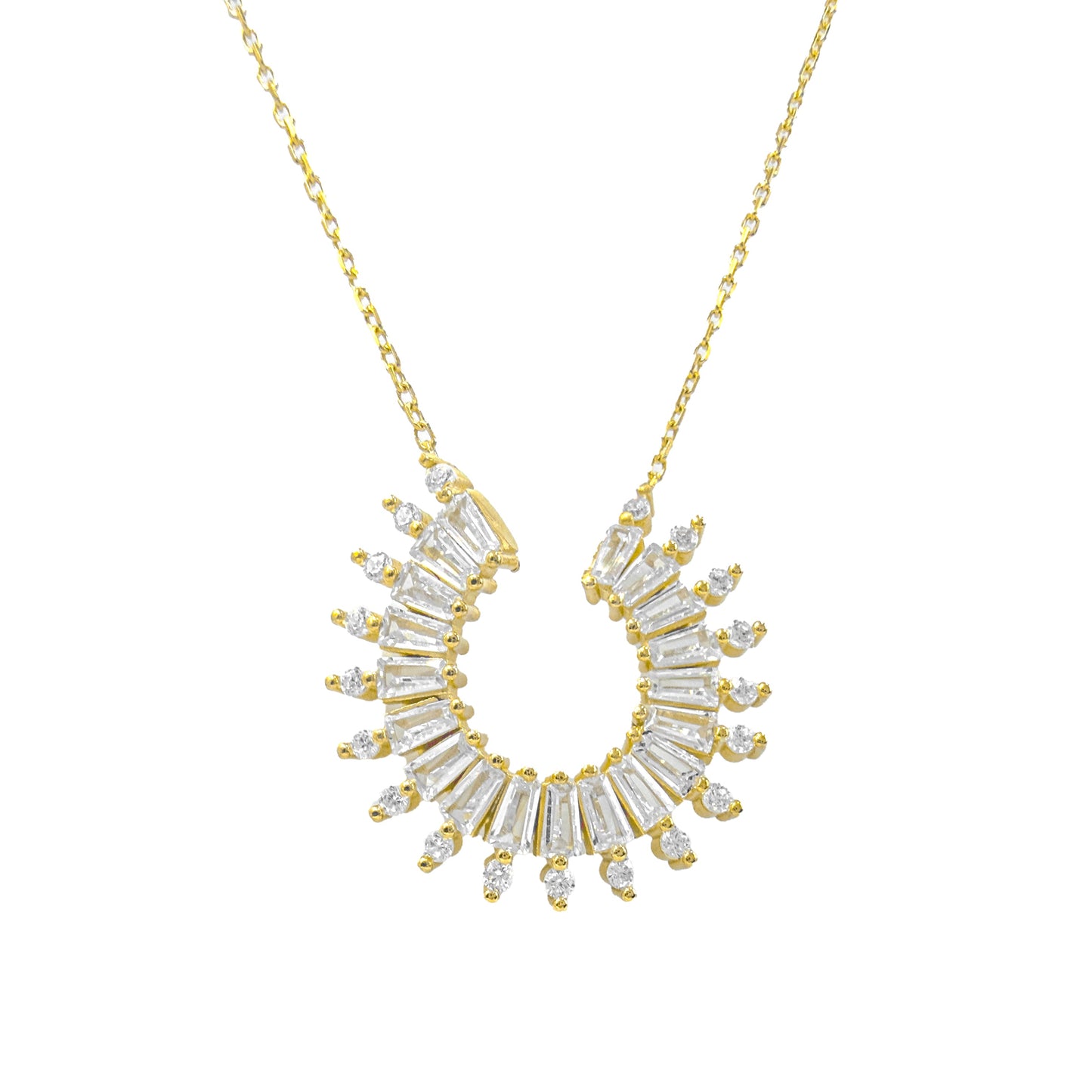 Trapeze Design Necklace