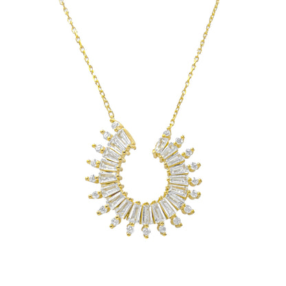 Trapeze Design Necklace