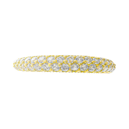 Two Rows of Full Circle Rings