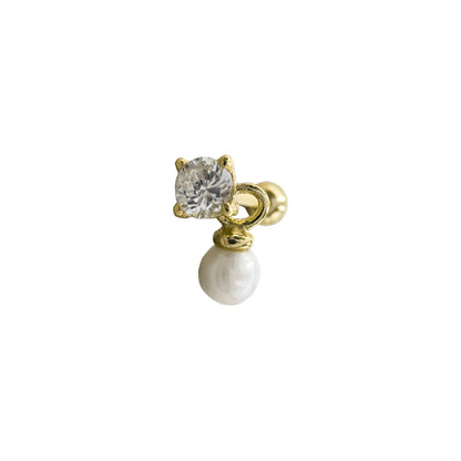 Solitaire Pearl Piercing