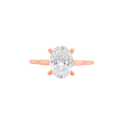 0.75 Karat Oval Yüzük