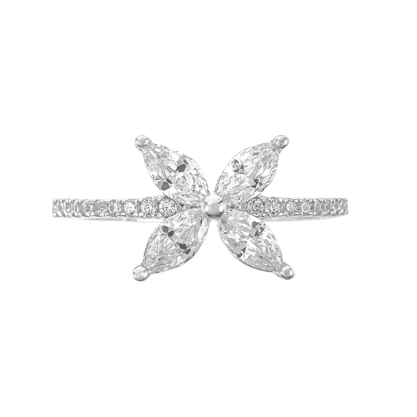 Marquise Stone Butterfly Ring