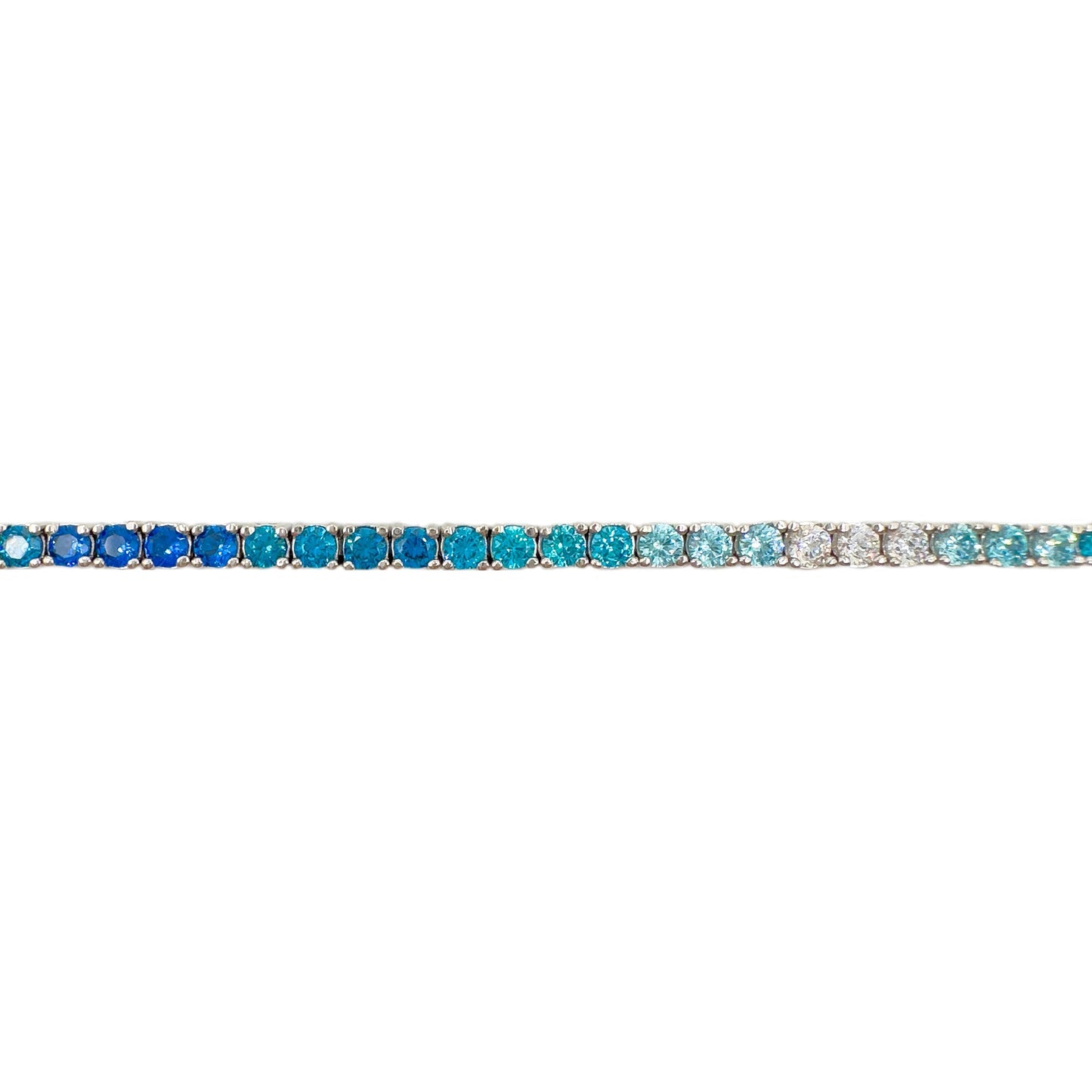 Blue Tone Tennis Bracelet