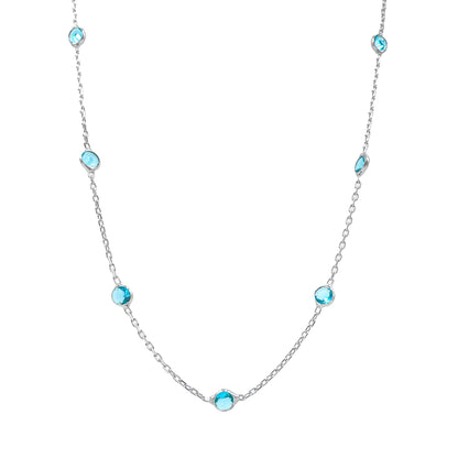 Aqua Stone Designer Chain