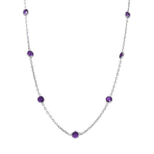 Purple Stone Designer Chain