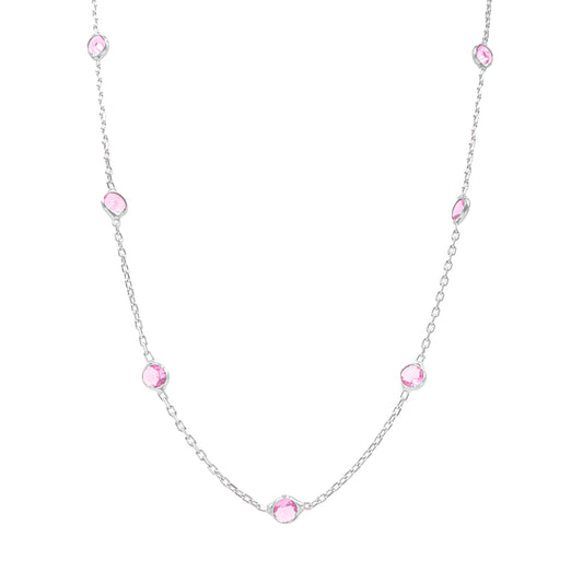 Pink Stone Designer Chain