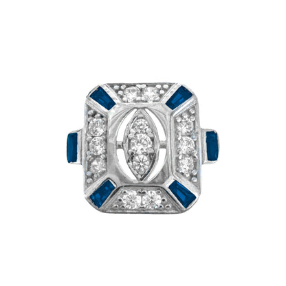 Vintage Colorful Stone Sparrow Ring