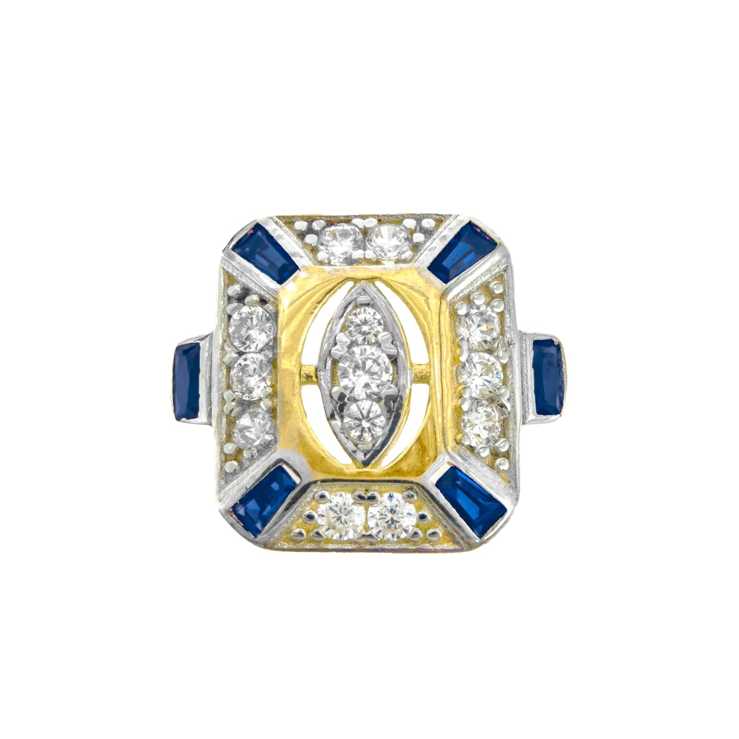 Vintage Colorful Stone Sparrow Ring