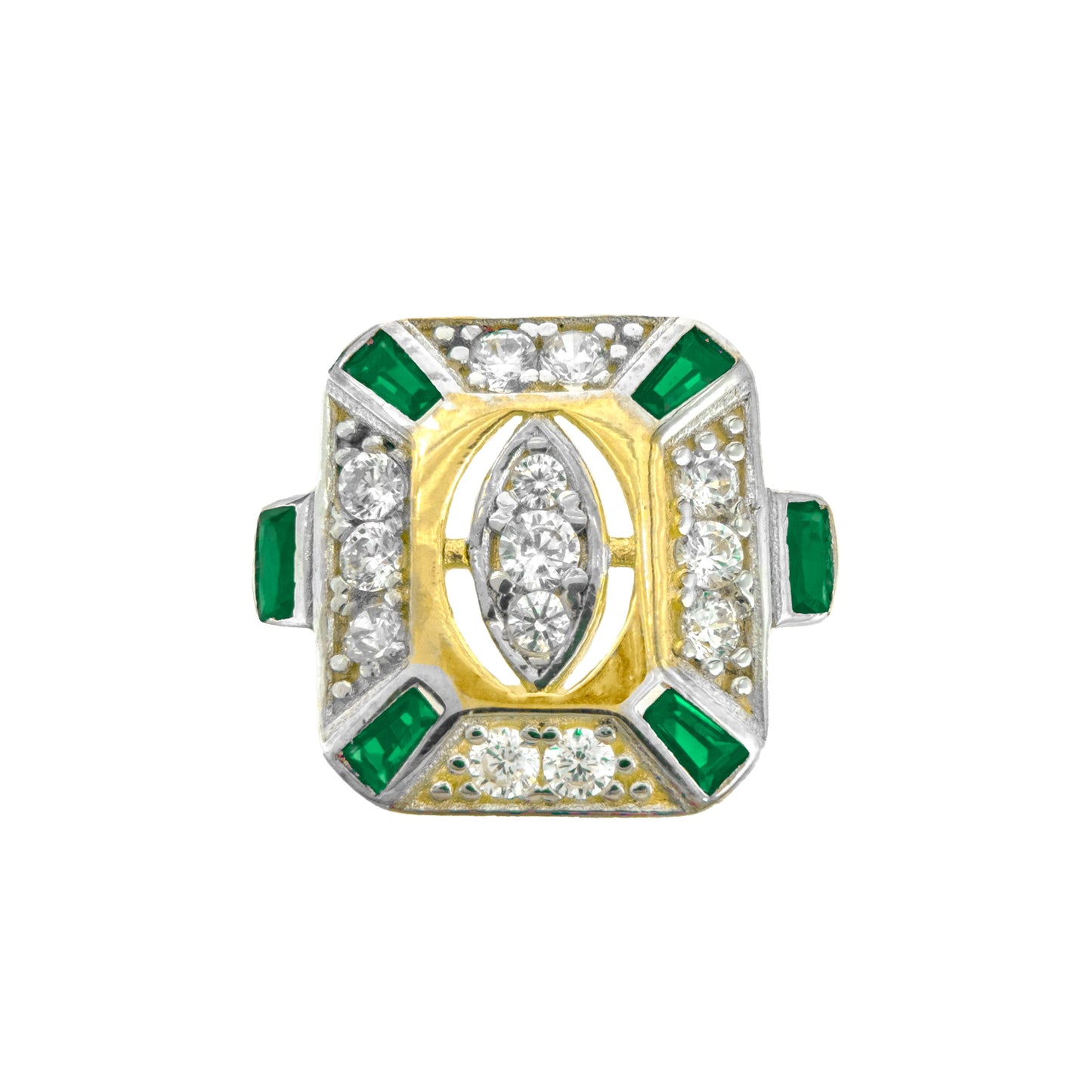 Vintage Colorful Stone Sparrow Ring