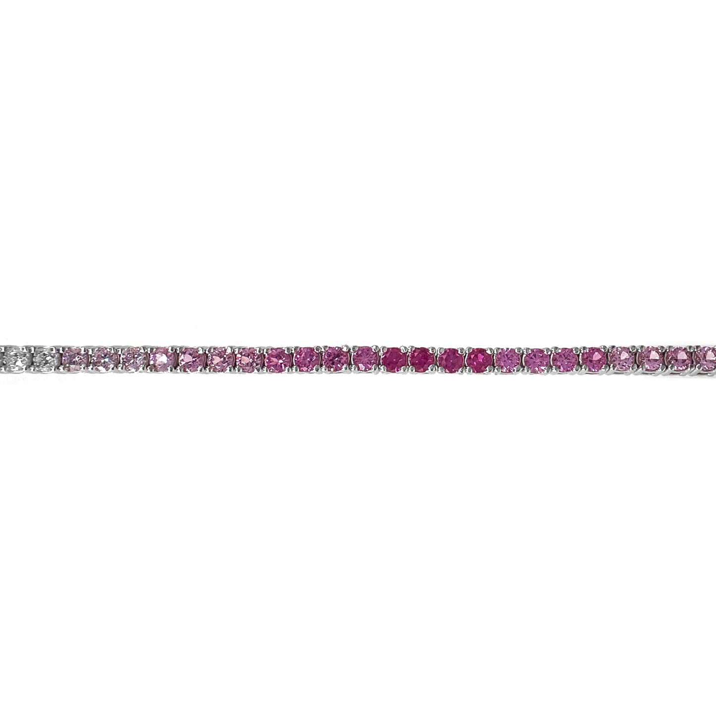 Pink Tone Tennis Bracelet