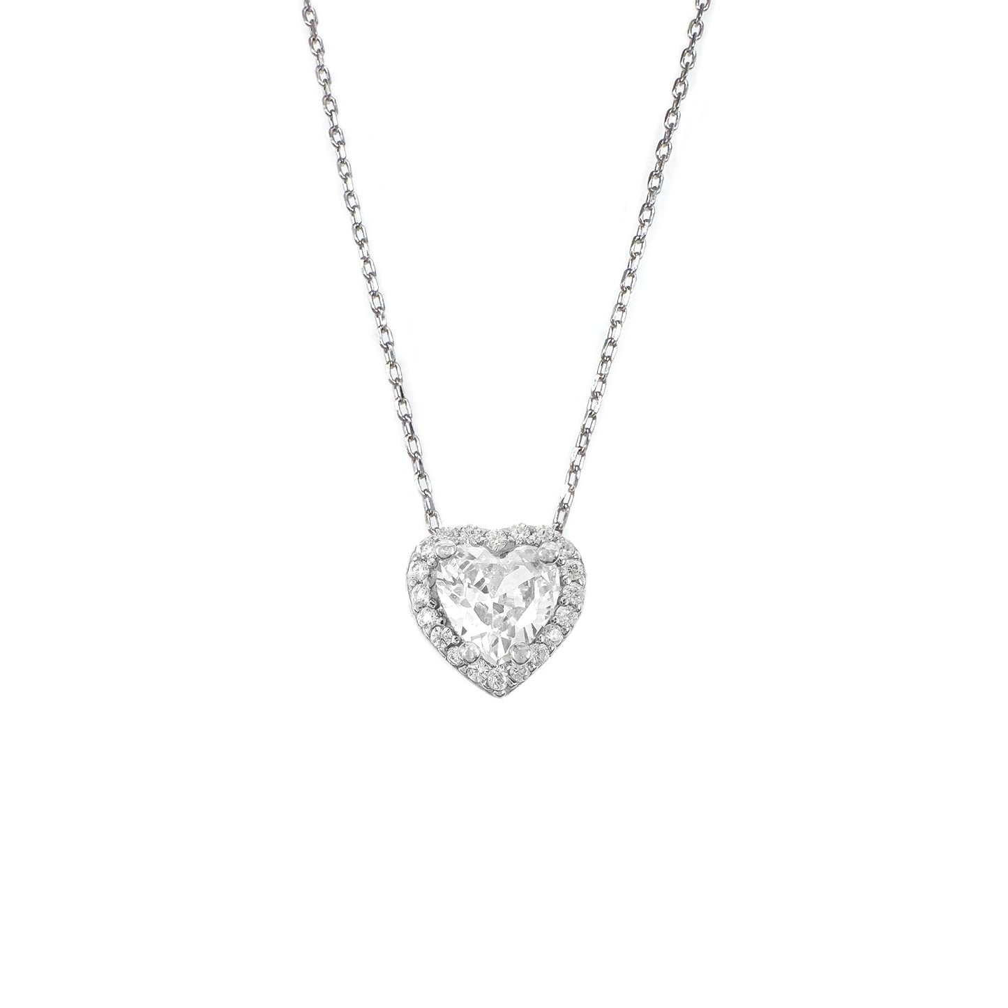 Stone Heart Necklace