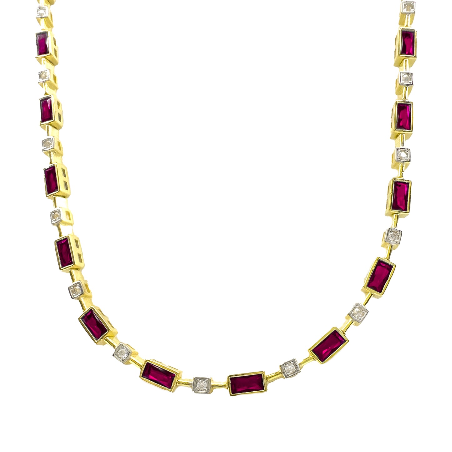 Colorful Stone Design Necklace