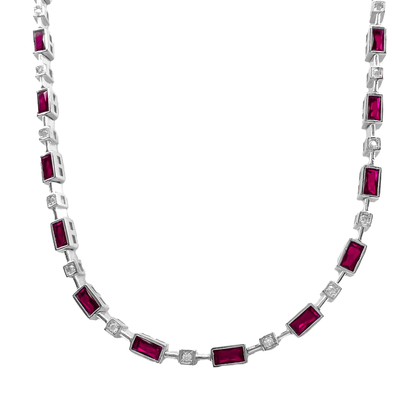 Colorful Stone Design Necklace