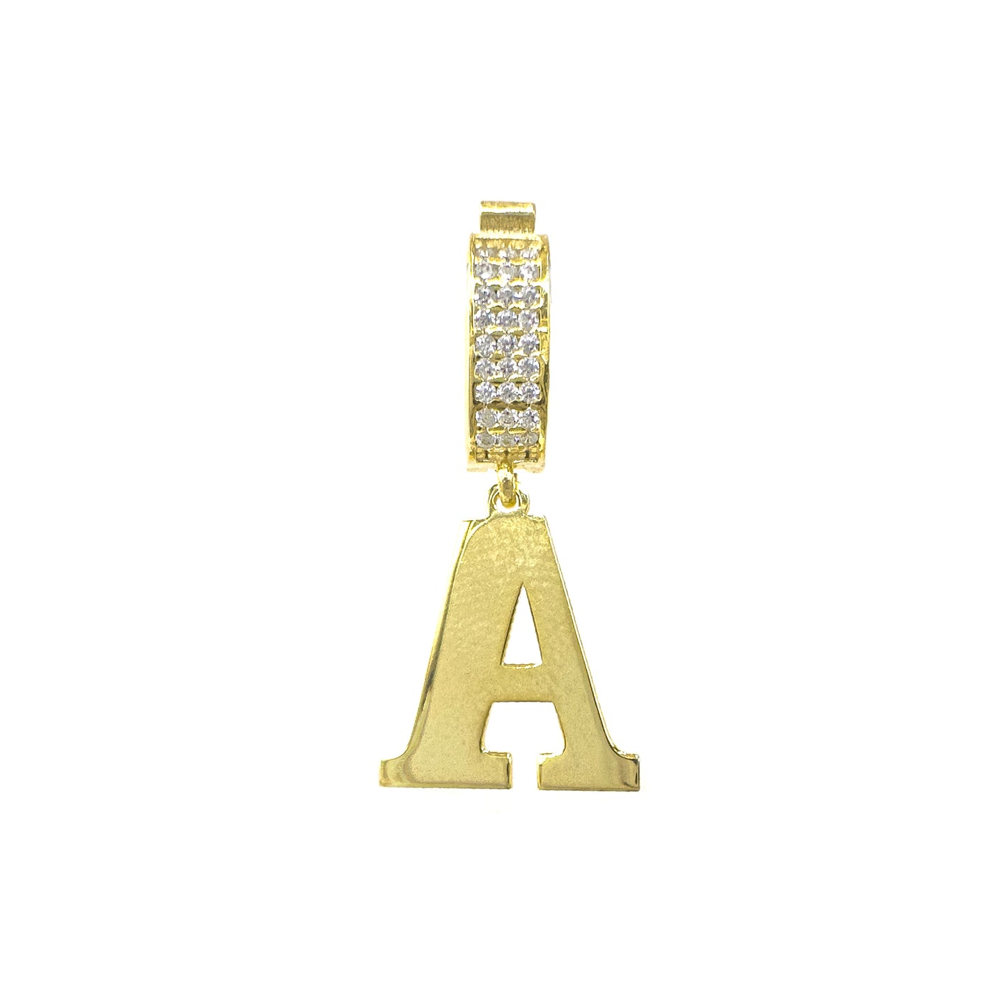 Plate Letter Pendant / Charm