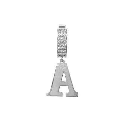 Plate Letter Pendant / Charm