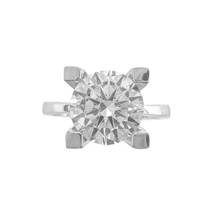Four Carat Moissanite Five-Stone Ring