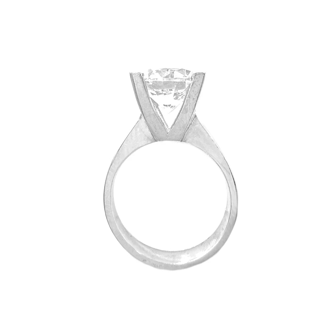 Four Carat Moissanite Five-Stone Ring