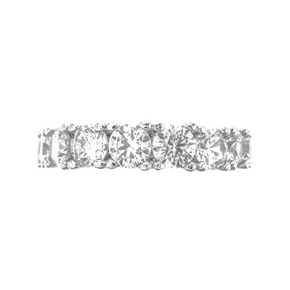 Medium Size Moissanite Eternity Ring