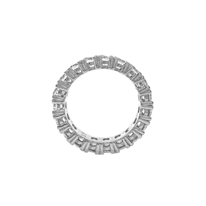 Medium Size Moissanite Eternity Ring