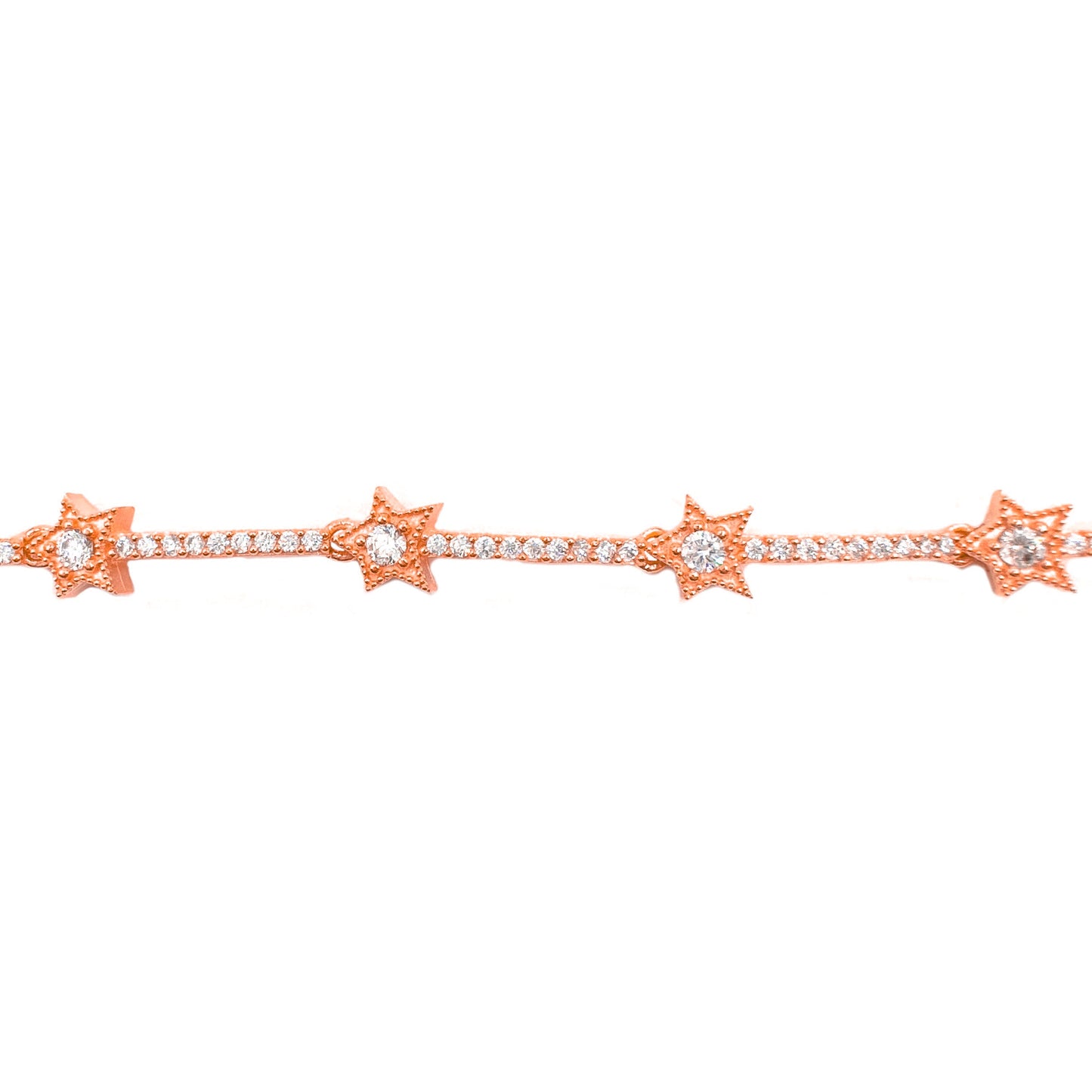 Asymmetrical Star Tennis Bracelet