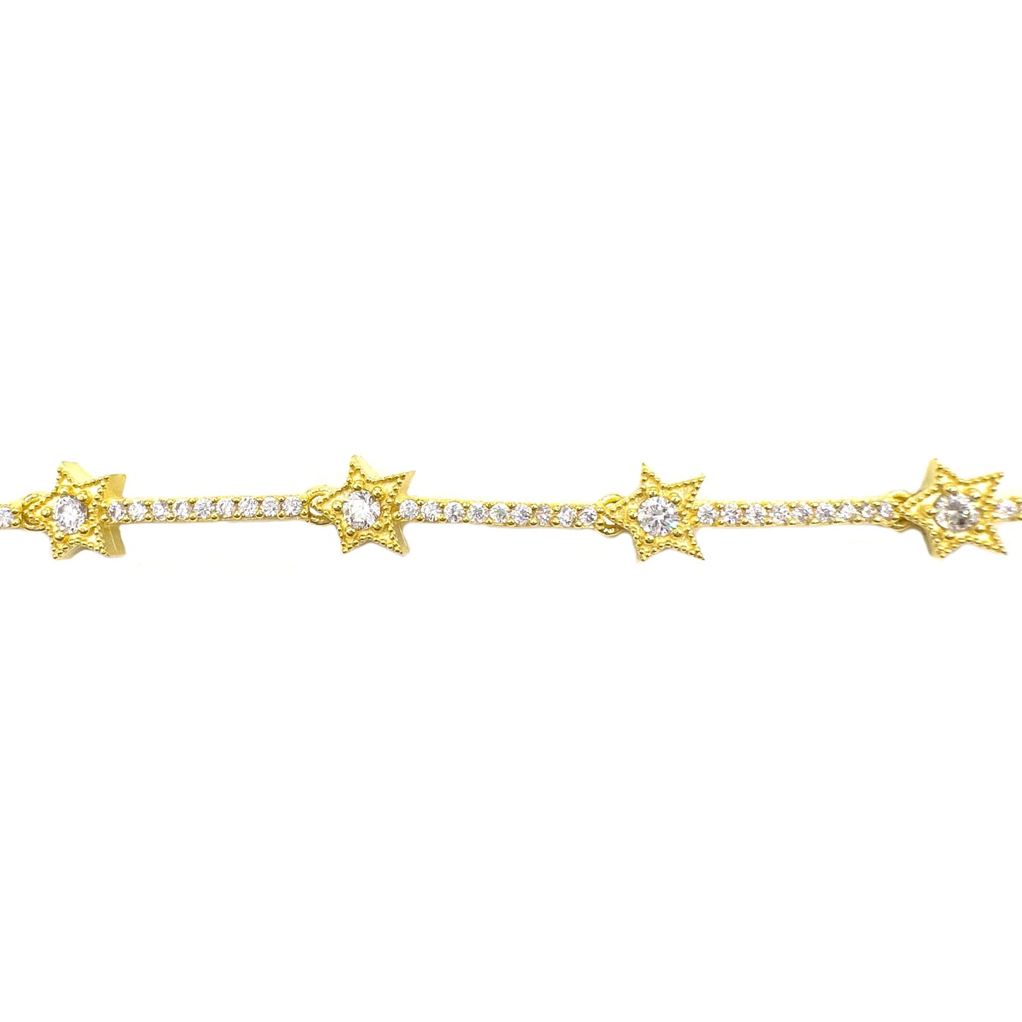 Asymmetrical Star Tennis Bracelet