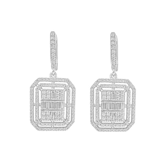 Large Baguette Earring