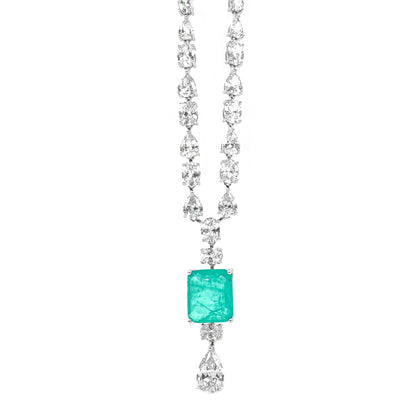 Paraiba Stone Necklace