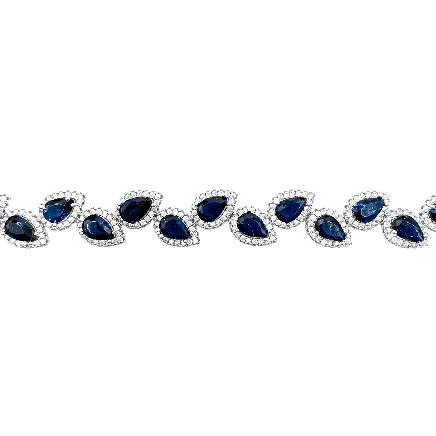 Water Drop Model Dark Blue Stone Bracelet