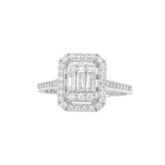 Baguette Solitaire Ring