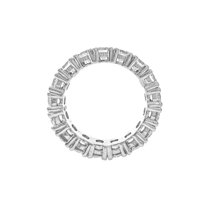 Large Moissanite Eternity Ring