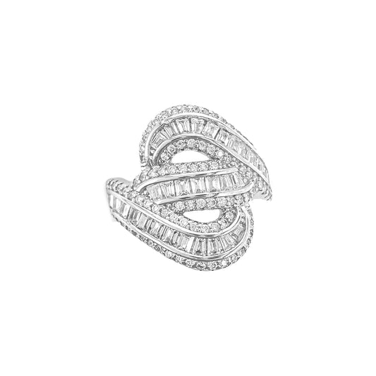 Baguette Stone Ivy Ring