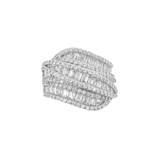Trio Baguette Stone Ring