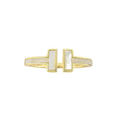 Pearl T Ring