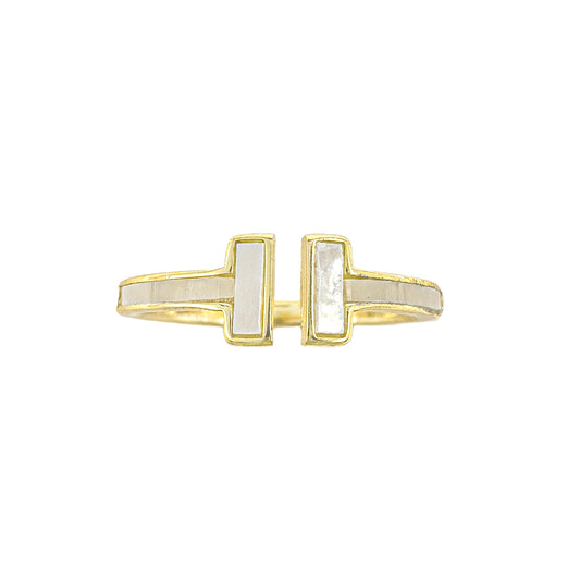 Pearl T Ring