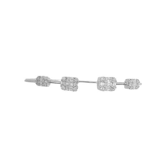 Double Baguette Stone Bracelet
