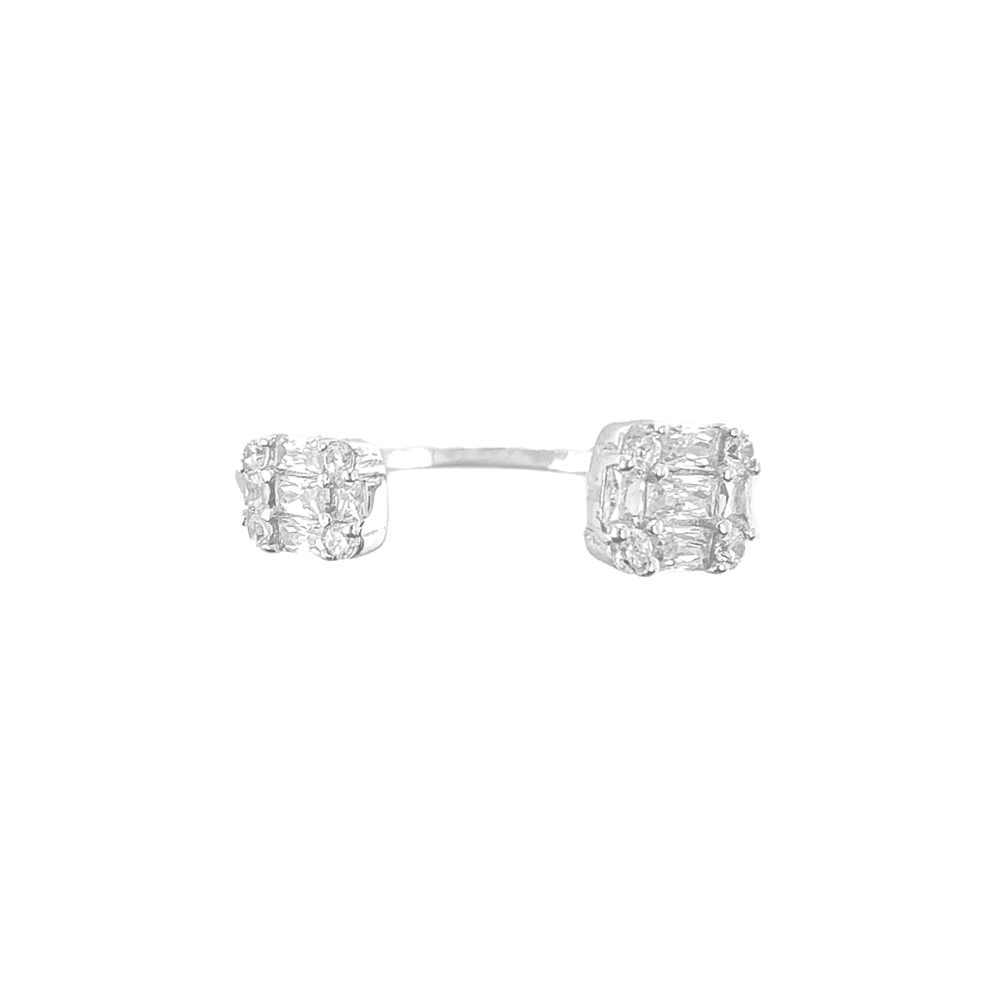 Double Baguette Stone Ring