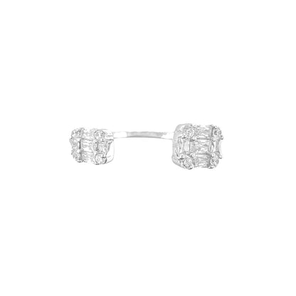 Double Baguette Stone Ring