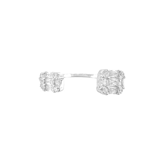 Double Baguette Stone Ring