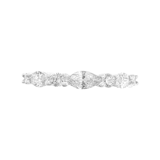 Marquise Stone Delicate Full Eternity Ring