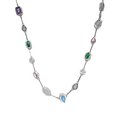 Mixed Symbol Color Necklace